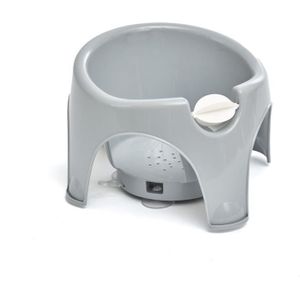 ASSISE BAIN BÉBÉ THERMOBABY Anneau de bain enfant AQUAFUN Gris - Jouet blanc