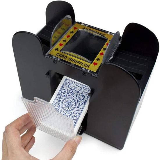 Mélangeur De Cartes Automatique MXTIMWAN – 1-2 Jeux, USB/piles – Poker, UNO, Blackjack