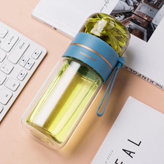 Gourde Enfant 600 Ml Avec Infuseur à Fruits – Sans BPA, Anti-fuite, Design Dinosaure