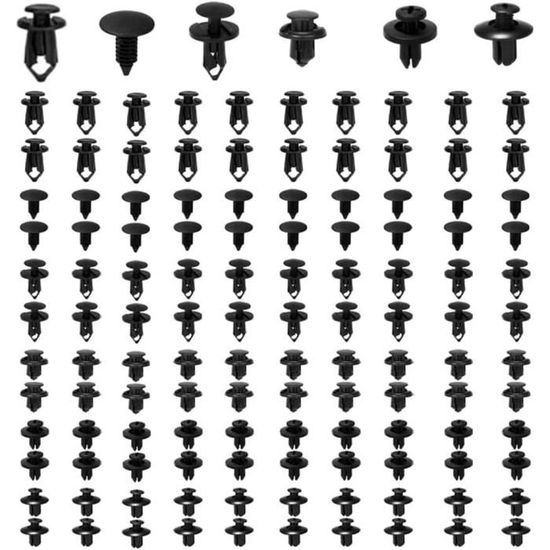 Clips Voiture SLIMI Lot De 50 De Panneau De Porte, En Clips De