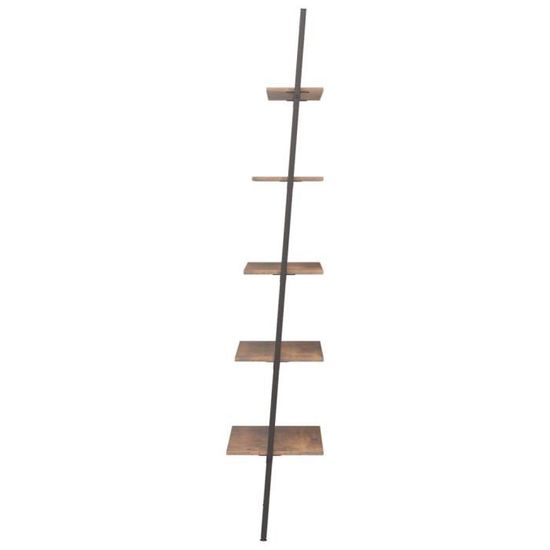 Étagère Inclinée à 4 Niveaux | Meuble De Rangement Marron Foncé Et Noir 64x35x152 5cm Cfw324784 90683824 Étagère Inclinée à 4 Niveaux | Meuble De Rangement Marron Foncé Et Noir 64x35x152 5cm Cfw324784 90683824