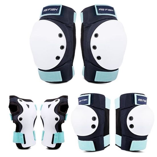 Set Protection Enfant Gesuter - Casque + Genouillères + Coudières + Poignets - Pour Skate, Roller, Scooter