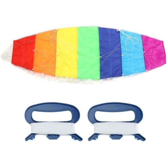 3 Cerfs-Volants Arc-en-Ciel Pour Enfants - Monofil Portable Pour Débutants - Jeux De Plage Et Parc