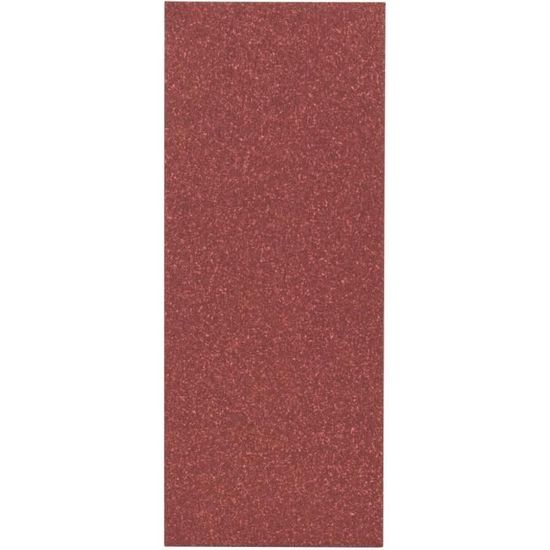 Lot De 10 Feuilles Abrasives Bosch 80 Grain 115x280 Mm 14 Trous - Pour Ponceuses Orbitales Bois Et Peinture