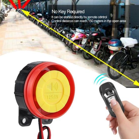 Alarme Antivol 115 DB Pour Scooter électrique - Télécommande, Compatible M365 XT30 - 8