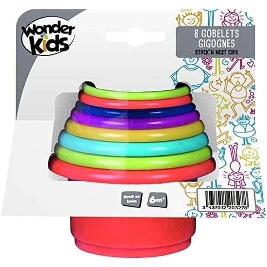 Juego De 24 Vasos Apilables Para Deportes, Juego De