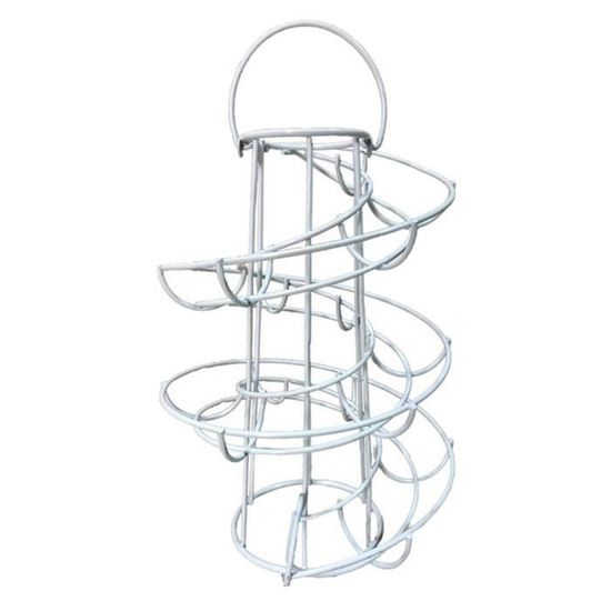 Présentoir brochures pliable DENVER 4 x A4 avec sac, blanc