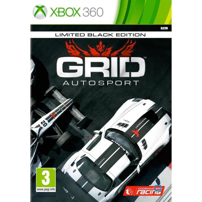 Grid Autosport Black Limited Edition Jeu XBOX 360