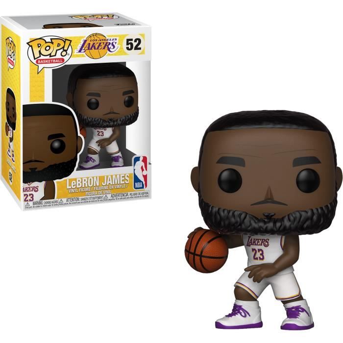 Figurine Funko Pop NBA Lakers Lebron James White Uniform