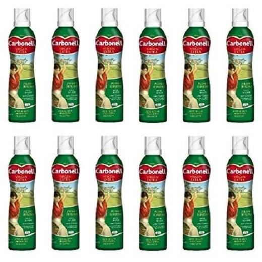 Huile d'olive vierge extra en spray Carbonell 12x200 ML
