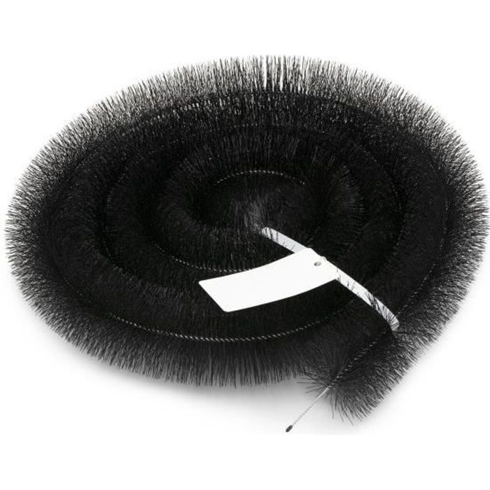 10 x 4 m (40 m) Forega brosse protège-gouttières Noir 100 mm – Feuille Protection empêche Block gouttières