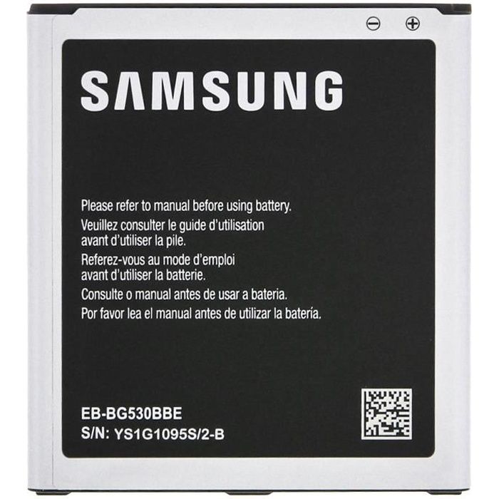 Batterie d'Origine compatible Samsung Galaxy Grand Prime - 2600mAh - EB-BG530BBE