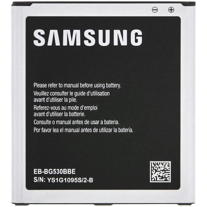 Batterie d'Origine compatible Samsung Galaxy Grand Prime - 2600mAh - EB-BG530BBE