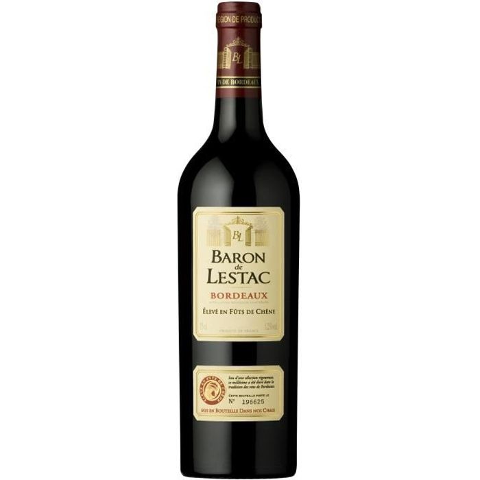 Baron De Lestac Bordeaux - Vin rouge Bordeaux