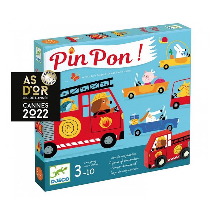 jeu de coopération PINPON DJECO