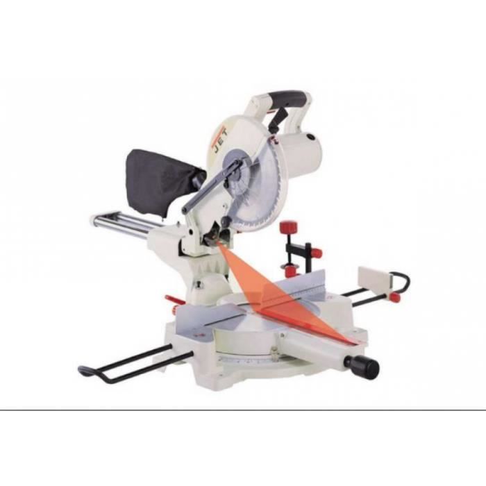 JET : Scie à onglet a lame carbure 254 mm - laser - JSMS 10L