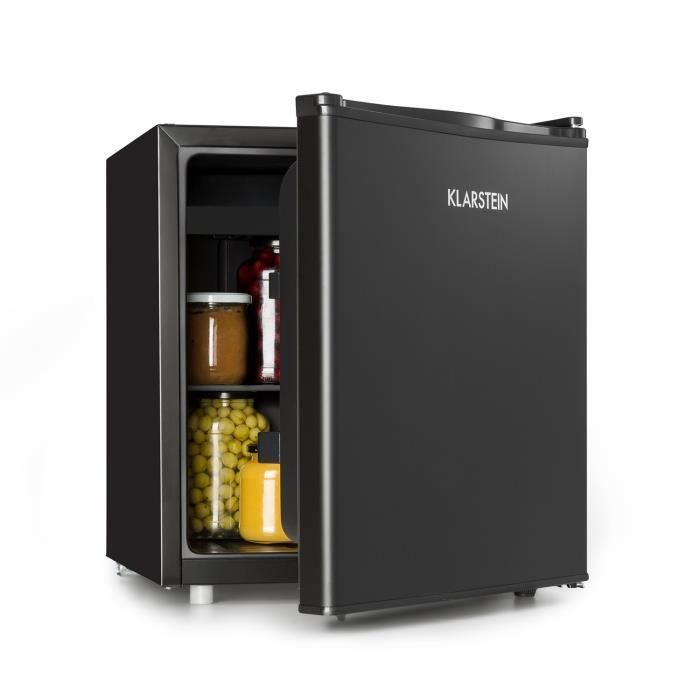 Klarstein Obsidian - Mini réfrigérateur 48 litres , freezer, thermostat - noir
