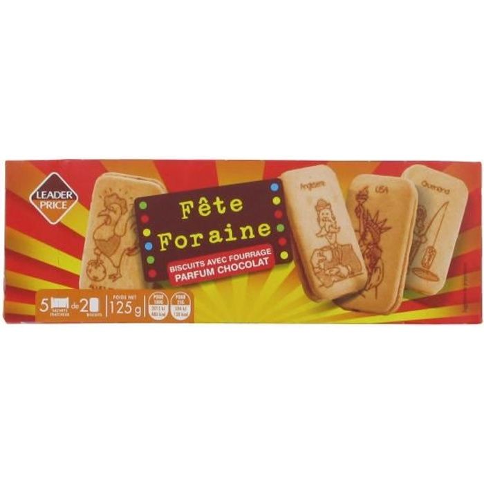 Biscuits fête foraine - 125g