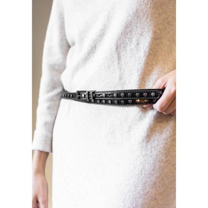 Ceinture femme Deeluxe cyriane - noir - XS