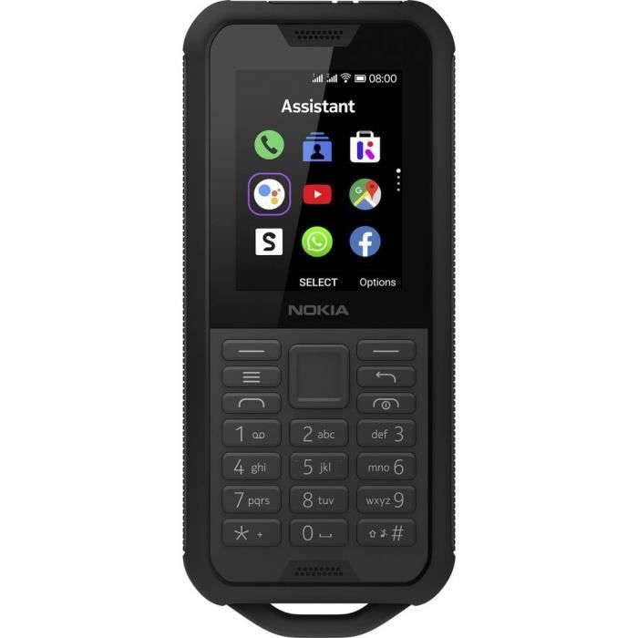 Nokia 800 Tough Téléphone portable outdoor MIL-STD-810G IP68 noir