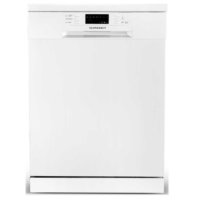 SCHNEIDER - SCDW1542IDW - Lave vaisselle - 15 couverts - Tiroir à couverts - Départ différé - 6 programmes - 42Db - Blanc