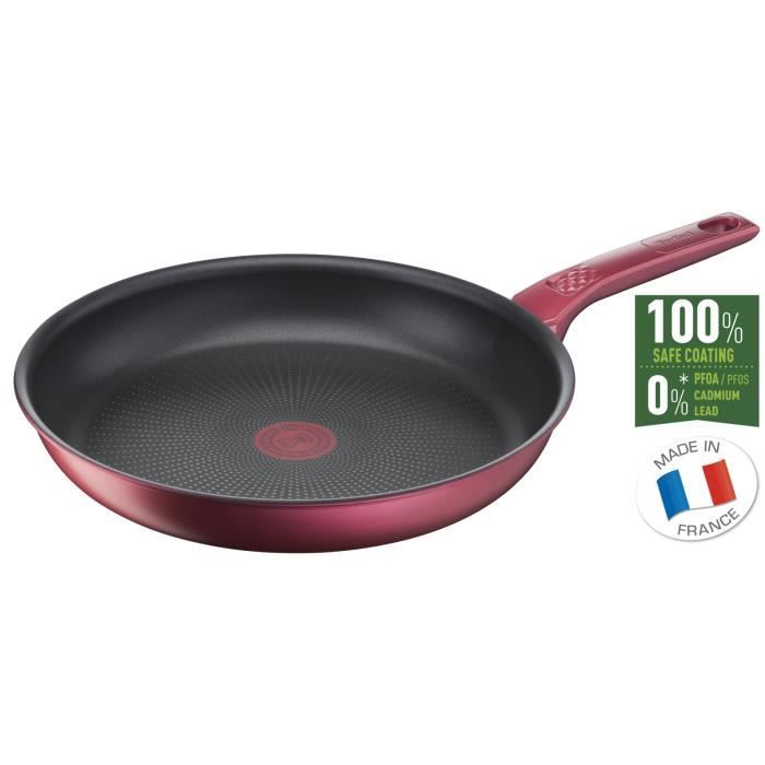 TEFAL G2730602 DAILY CHEF Poêle 28cm, Induction, Résistante, Antiadhésive, Facile à nettoyer, Saine, Fabriquée en France