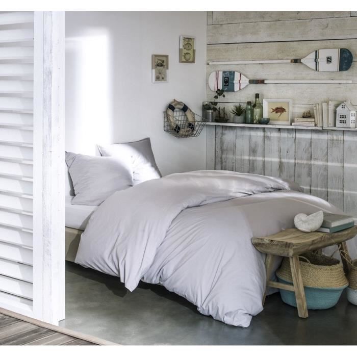 TODAY Parure de couette Coton Lavé 220x240cm Voile de Lin
