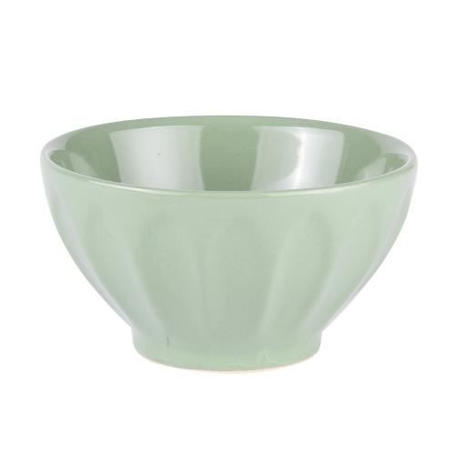 Bol cotes plates vert 14 cm (lot de 2) - Trend'up NEURE Vert