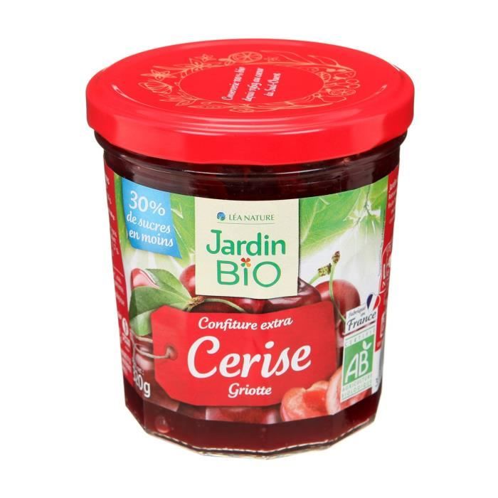 JARDIN BIO Confiture cerise bio - 320 g