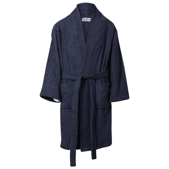 Enfants Filles Bleu Marine Serviette Eponge Poncho Plage Baignade