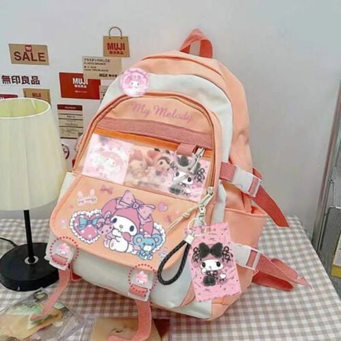 Mini Sac à Dos Cinnamoroll Fourrure Bleu - Version Dupe, Neuf, Hauteur 25 Cm (10")
