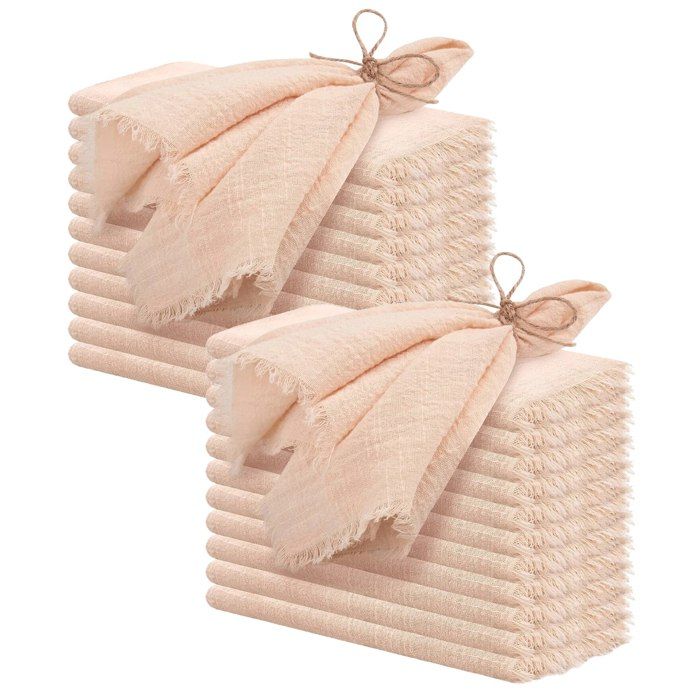 12 Serviettes De Table Réutilisables Coton - Solide Multicolore 18x18 Pouces Pour Déco Et Événements