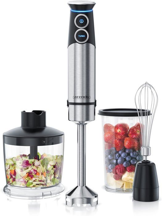 Robot De Cuisine - 3 Accessoires - Bol Inox - Eclairage Du Bol - Pétrir