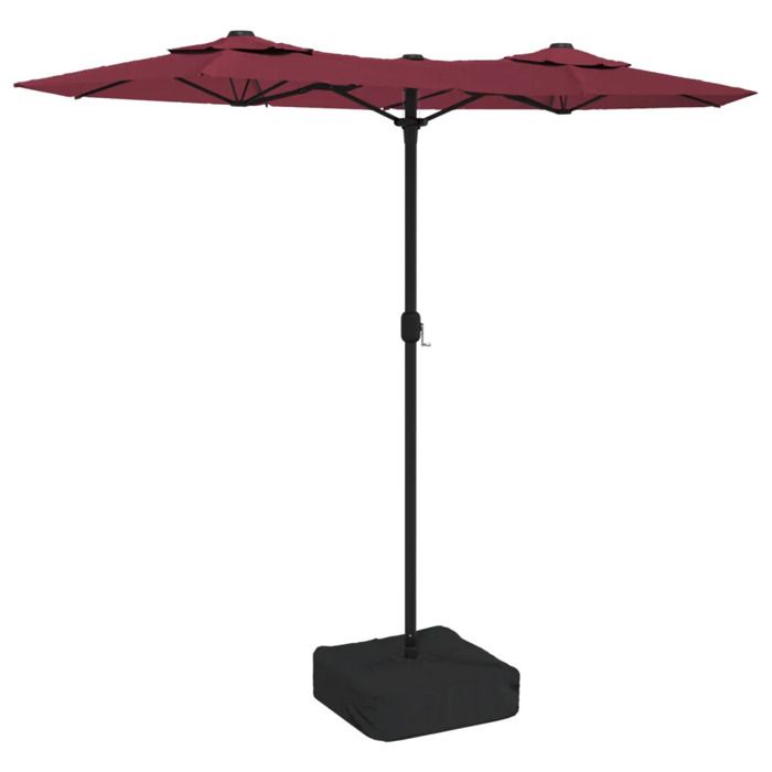 vidaXL Parasol double tête 316x240 cm - vue 2