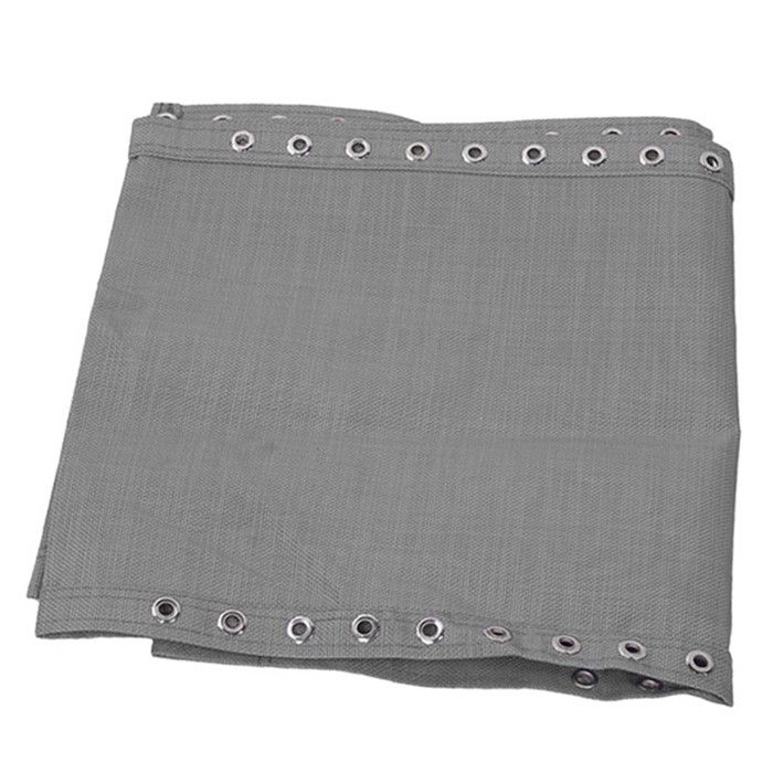 Tissu De Remplacement Pour Chaise De Patio - Kit Avec 4 Cordes élastiques, Tissu Gris 160x43 Cm, étanche - 2