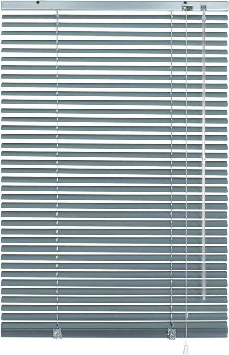Store Vénitien Aluminium Argenté - 150 Cm X 150 Cm - Lamelles Recoupables - Pour Fenêtre Intérieure/Extérieure