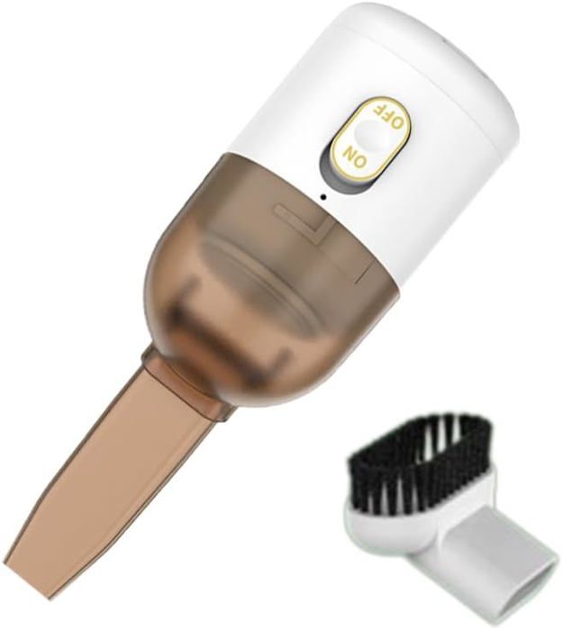 SIC Mini Aspirateur De Bureau Rechargeable - Sans Fil, 90min Autonomie, Pour Clavier, Voiture, Copeaux
