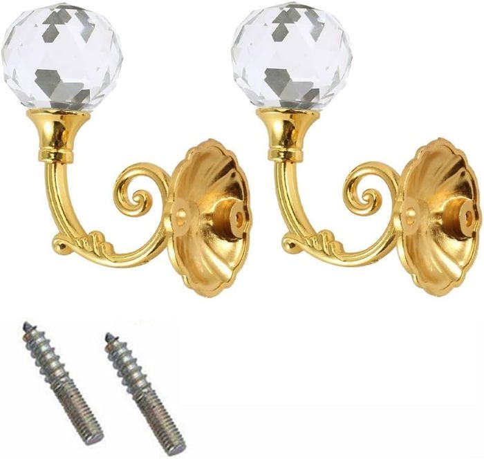 Lot De 2 Embrasses De Rideaux Décoratives En Cristal