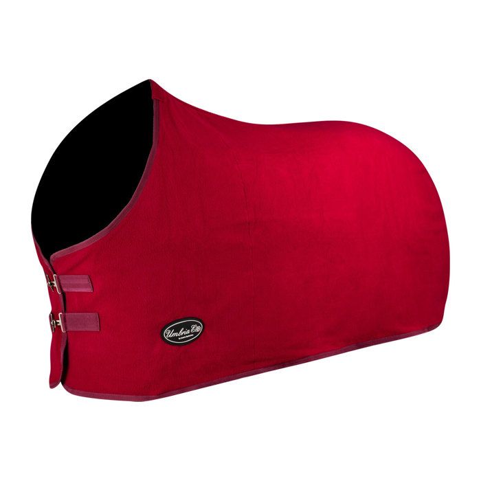 Meilleurs prix pour Couverture polaire pour cheval Umbria Equitazione Yukon - Rouge - 160 cm