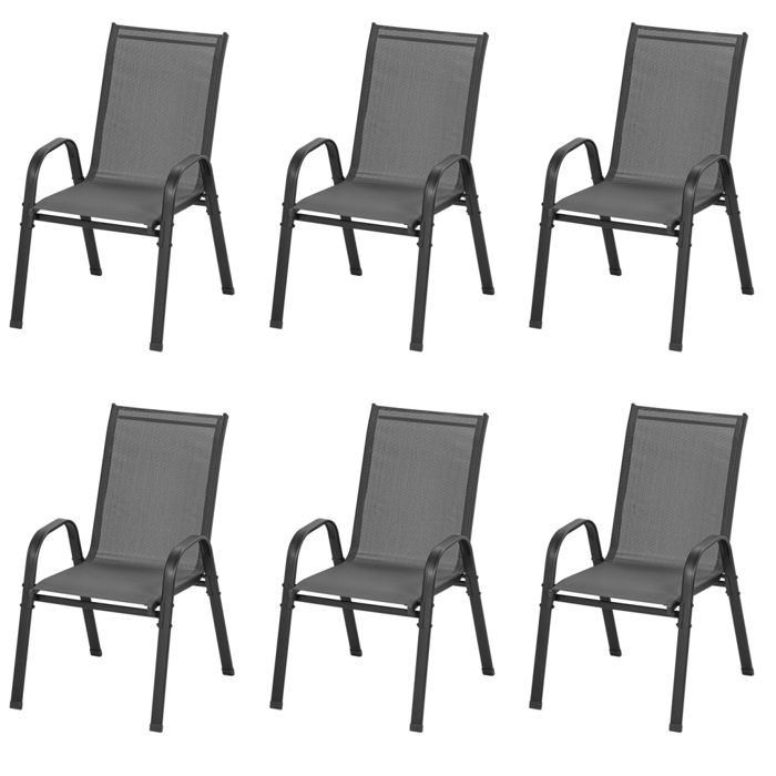 Lot De 6 Chaises De Jardin Pas Cher