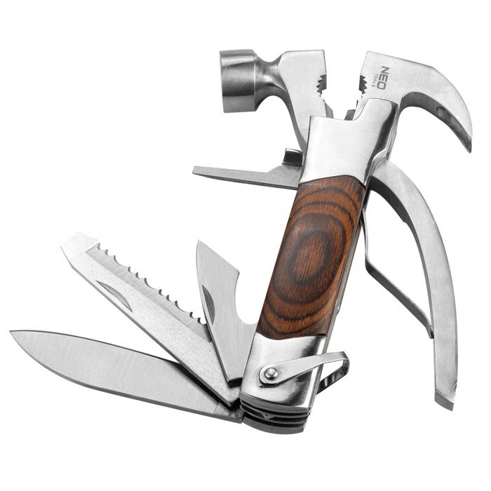 Outil multifonction 13 en 1 - NEO TOOLS - Acier inoxydable - Mixte - Camping - Multisport