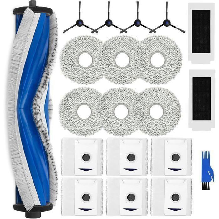 Kit Accessoires Pour Ecovacs Deebot N30 Pro Omni / N30 Omni - 20 Pièces De Rechange - 9