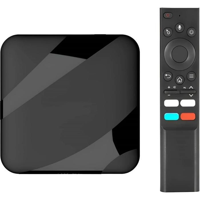 Décodeur intelligent Android 14.0 4 Go + 64 Go prend en charge le décodage vidéo 8K interface multifonction noir