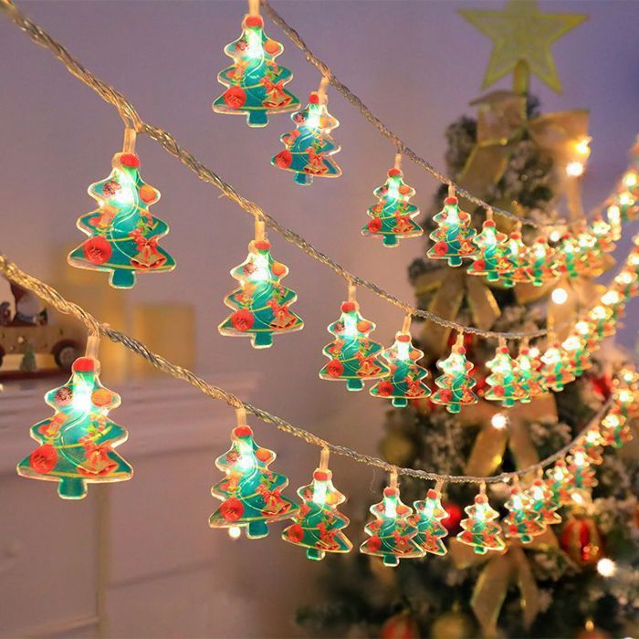 40 Guirlandes Lumineuses à LED Décoration De Noël Pluie De Glace Guirlandes Transparentes Blanc Chaud 91596859