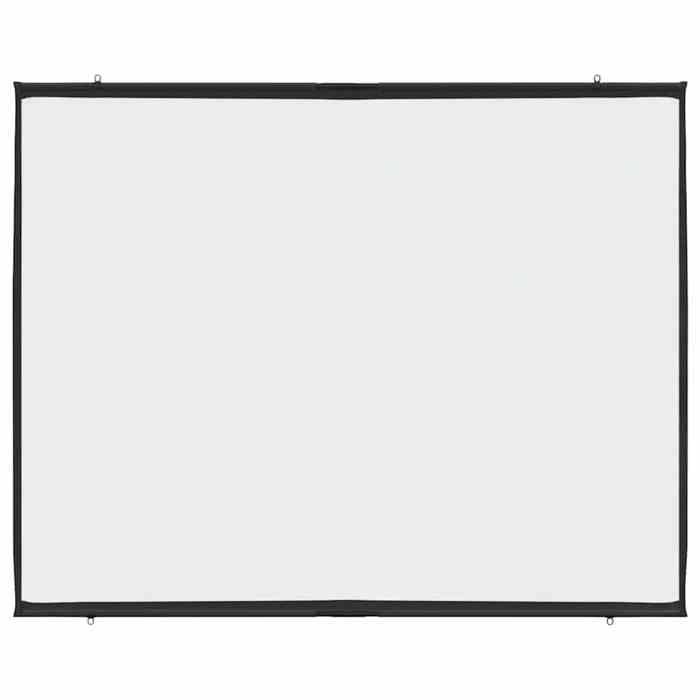 Écran de projection mural - WIENS - 100 pouces - 4:3 - Blanc mat - 208x160 cm - Polyester - Suspension murale - Portable