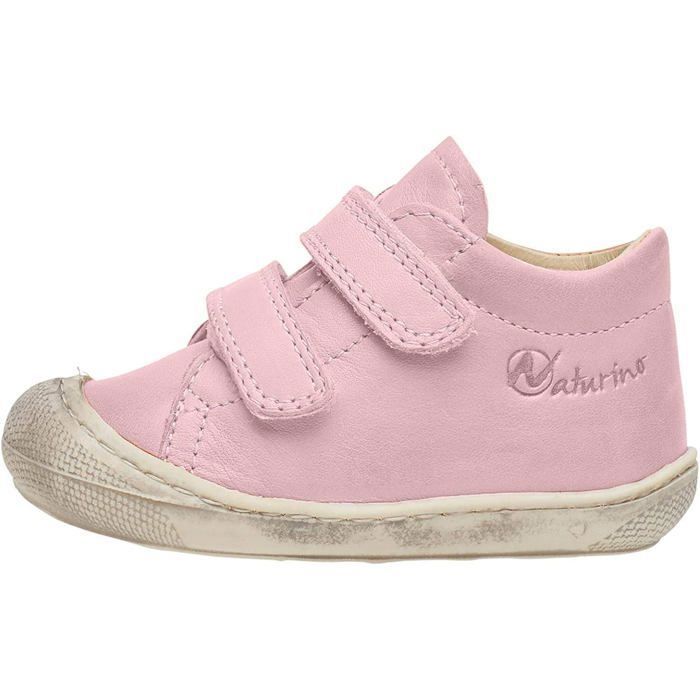 Basket Naturino Cocoon VL-Chaussures Premiers Pas en Cuir Nappa Rose 23 Basket Naturino Cocoon VL-Chaussures Premiers Pas en Cuir Nappa Rose 23