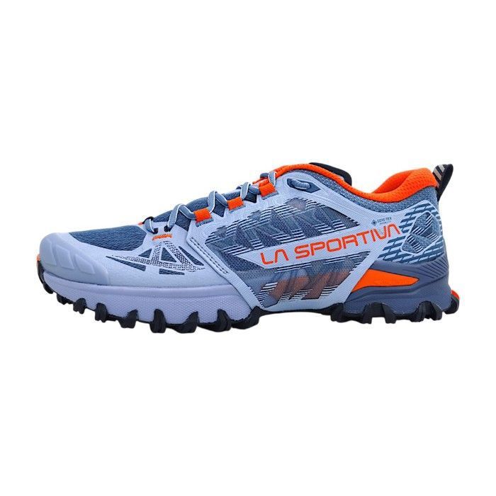 Femmes La Sportiva chaussure à lacets sportive Dushido GTX Textile Lacets Plat - stone-blue/moonlight