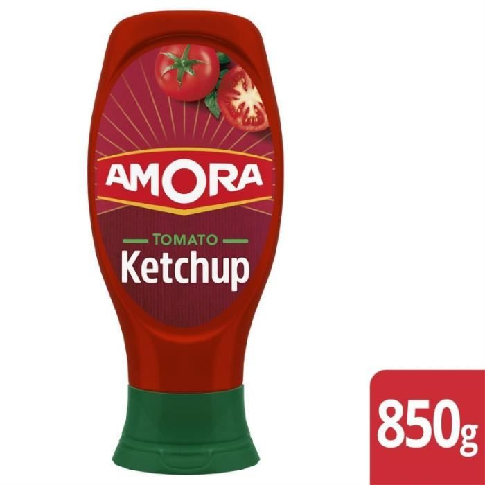 AMORA Ketchup Nature 850G Lot De 4 Cdiscount Au quotidien