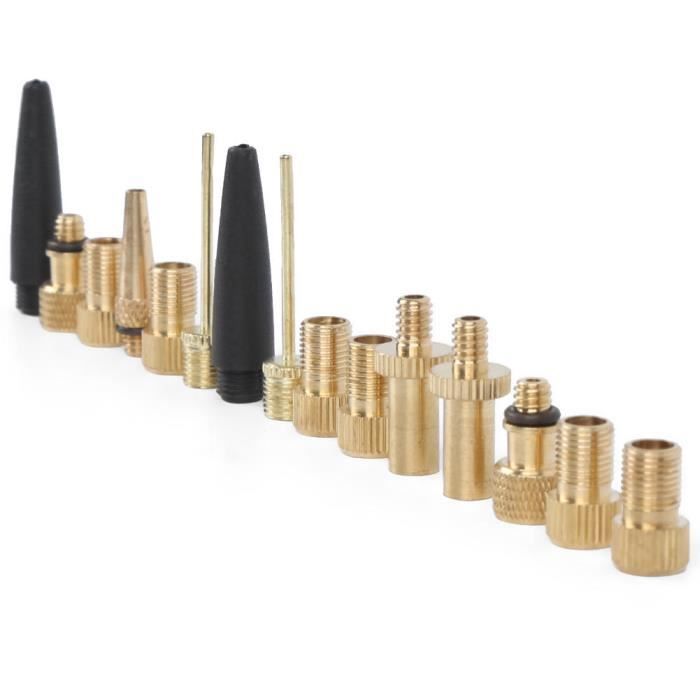 Adaptateur Aiguille De Gonflage Pour Valves De Vélo Et Objets Gonflables - Lot De 3 Pièces, Compatible Pompes Standards - 10