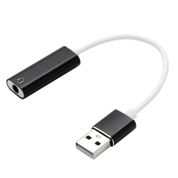 Adapteur Audio Usb Externe Carte Son A 3 5mm Adaptateur Jack Haut Parleur Stereo Pour Pc Ps3 Nxcvkxi952 Prix Pas Cher Cdiscount